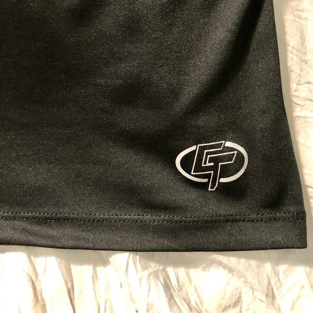 GAME TIME black with white trim fitted sport tank sizeM  good condition - Picture 11 of 13